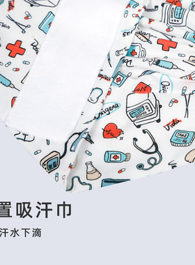 速干手术帽印花帽男女医用包头帽