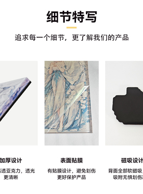 原神芙宁娜冰箱贴动漫角色卡通装饰贴纸收藏品礼品二次元同人周边