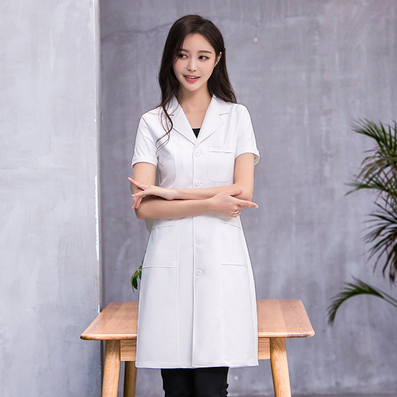 牙科长袖高档纹绣师皮肤管理白大褂 范丽欧医护制服