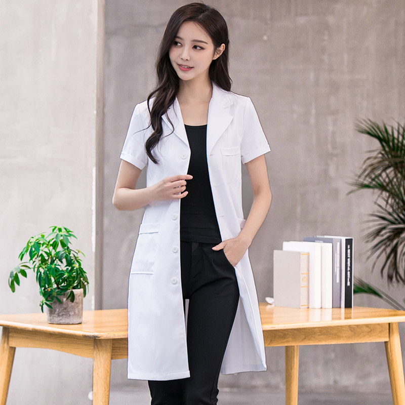 牙科长袖高档纹绣师皮肤管理白大褂 范丽欧医护制服