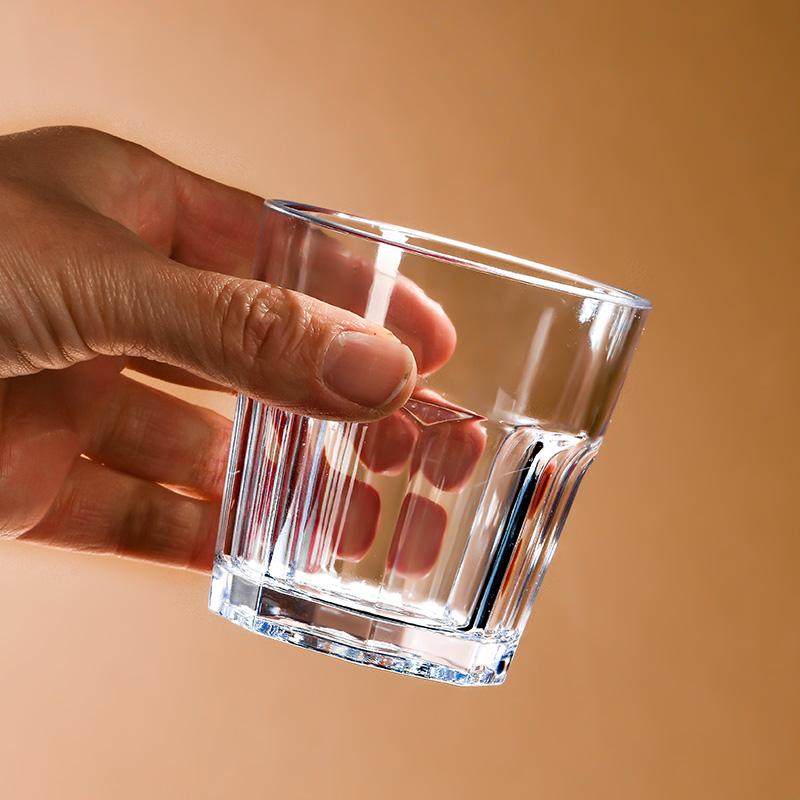 亚克力杯子加厚耐摔酒吧KTV啤酒杯八角杯水杯茶杯饭店喝水整箱批,淘宝优惠券,粉丝福利购,淘宝优惠卷