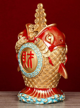 旗舰店正品李居明吉祥物2026马年八白正财招财摆件东方鲸吞万里财