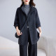 Women's double-sided velvet coat mid-length woolen woolen coat