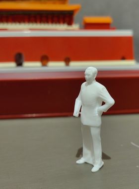 毛主席像毛爷爷摆件挥手雕塑全身白瓷招手站像工艺客厅装饰礼品