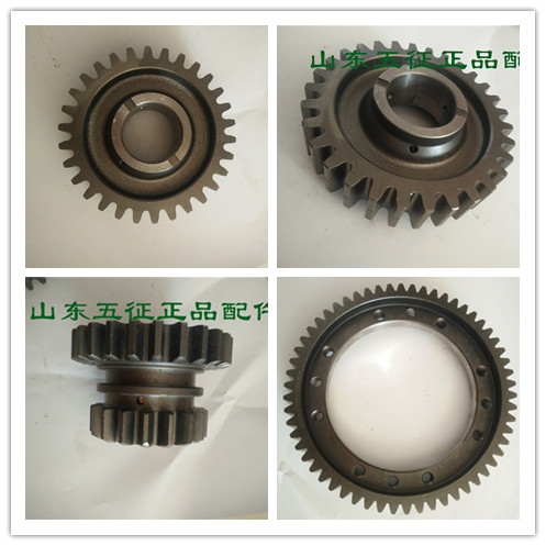 五征三轮车原厂配件奥翔十档变速箱后加重十档桥齿轮双联齿轮轴 - 图0