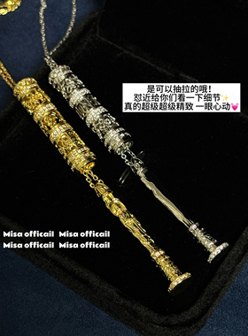 金饰平替自由～新中式随身佛项链锁骨链女轻奢小众设计精致时尚