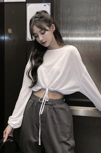 jazz跳舞爵士上衣甜辣y2k衣服女团打歌服罩衫服装尊巴舞蹈服kpop - 图2