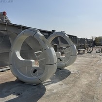 Interactive down-to-earth riding motorcycle Stainless Steel Luminous Spray Water Tanker Park Fitness Tread Water Wheels Pure Stainless Steel