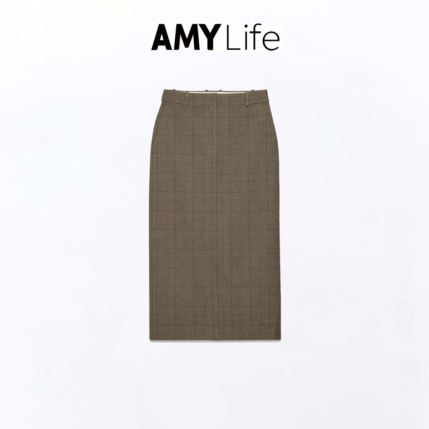 北美代购正品aritzia Chisel Maxi Skirt超长裙 商务风休闲百搭 - 图3