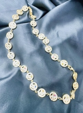 权志龙同款笑脸星星反战联名项链