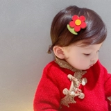 Детская заколка для волос, милый комплект для девочек, безвредные праздничнные шпильки для волос, чай улун Да Хун Пао, аксессуар для волос, не повреждает волосы
