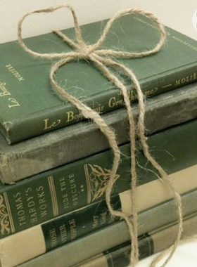 复古外文旧书二手古董书书房咖啡馆家居饰品摆件摄影道具拍照背景