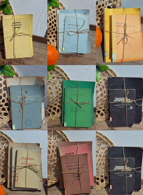 摆件英文样板间拍摄道具古董书