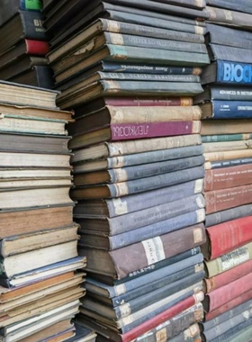 Vintage Books装饰精装外文书橱窗复古书创意摆件摄影道具古董书