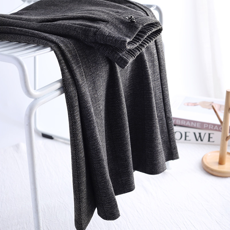 高腰毛呢阔腿裤秋冬2021新款休闲裤 麦卡莎休闲裤