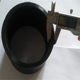 Rubber cast iron drain pipe pvc reinforced clamp