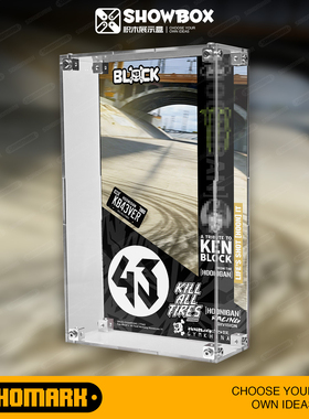 新款超级赛车透明拼装展示盒适配砖叔KB43VER积木赛车套装77262