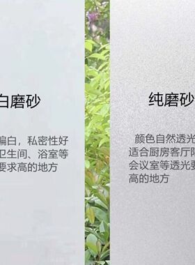比瑞透光不透明家用办公楼玻璃膜