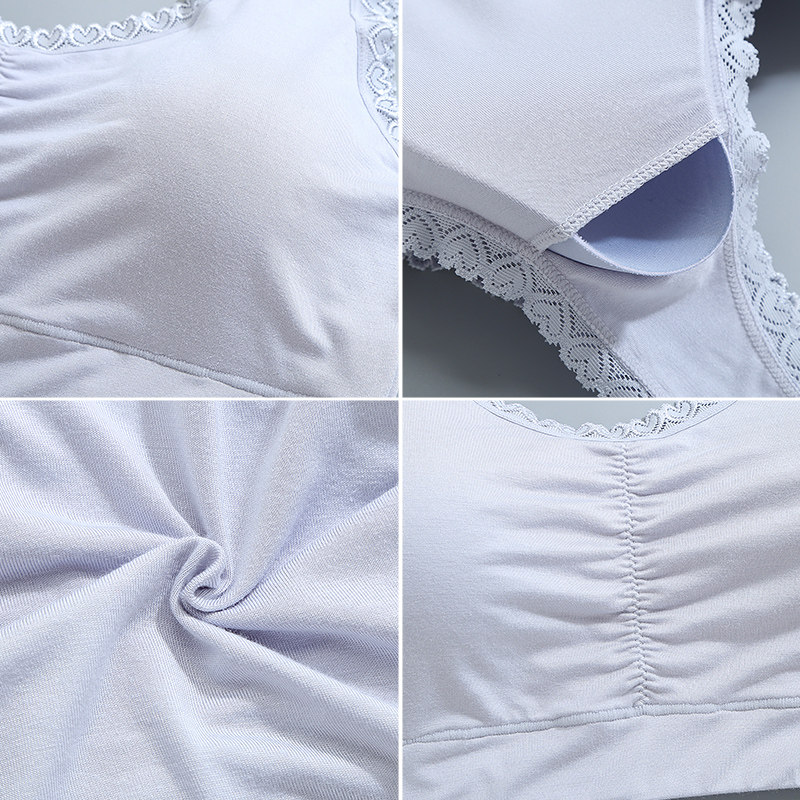 中老年无扣莫代尔女运动无钢圈胸罩 乙王文胸