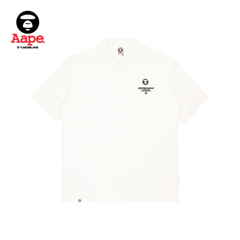 aape旗舰店男装春夏猿颜徽章polo衫 AapePolo衫