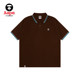 Aape letter printed casual loose lapel POLO shirt