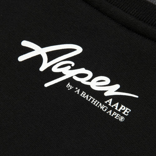 Aape旗舰店男装秋冬猿人军团刺绣薄绒卫衣开衫外套C374XXP - 图2