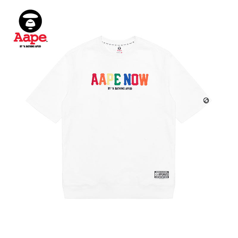 aape男装春夏简约彩色字母刺绣卫衣 Aape卫衣