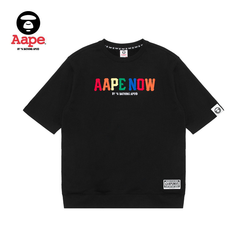 aape男装春夏简约彩色字母刺绣卫衣 Aape卫衣