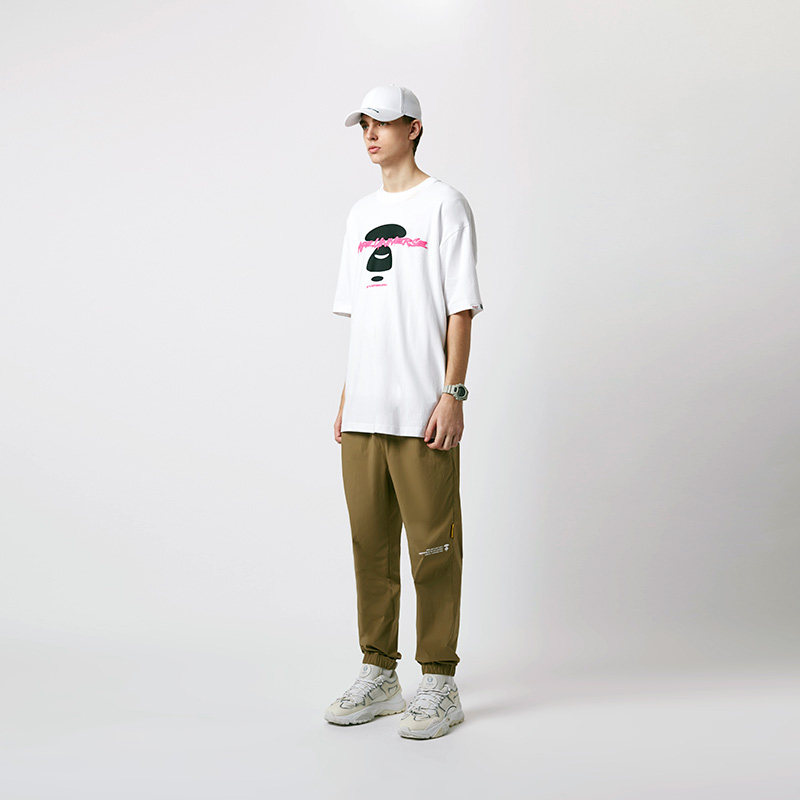 aape男装春夏猿颜涂鸦字母印花t恤 AapeT恤