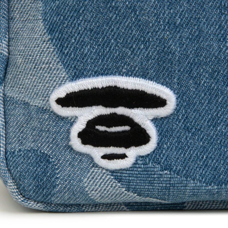 Aape旗舰店配饰牛仔迷彩猿人刺绣潮流斜挎包单肩包5254XXM,淘宝优惠券,粉丝福利购,淘宝优惠卷