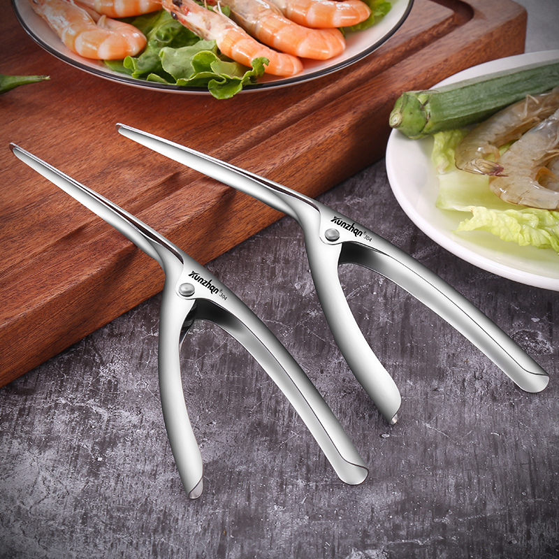 304不锈钢剥虾神器家用厨房扒虾壳拔去小龙虾取肉吃皮皮虾小工具,淘宝优惠券,粉丝福利购,淘宝优惠卷