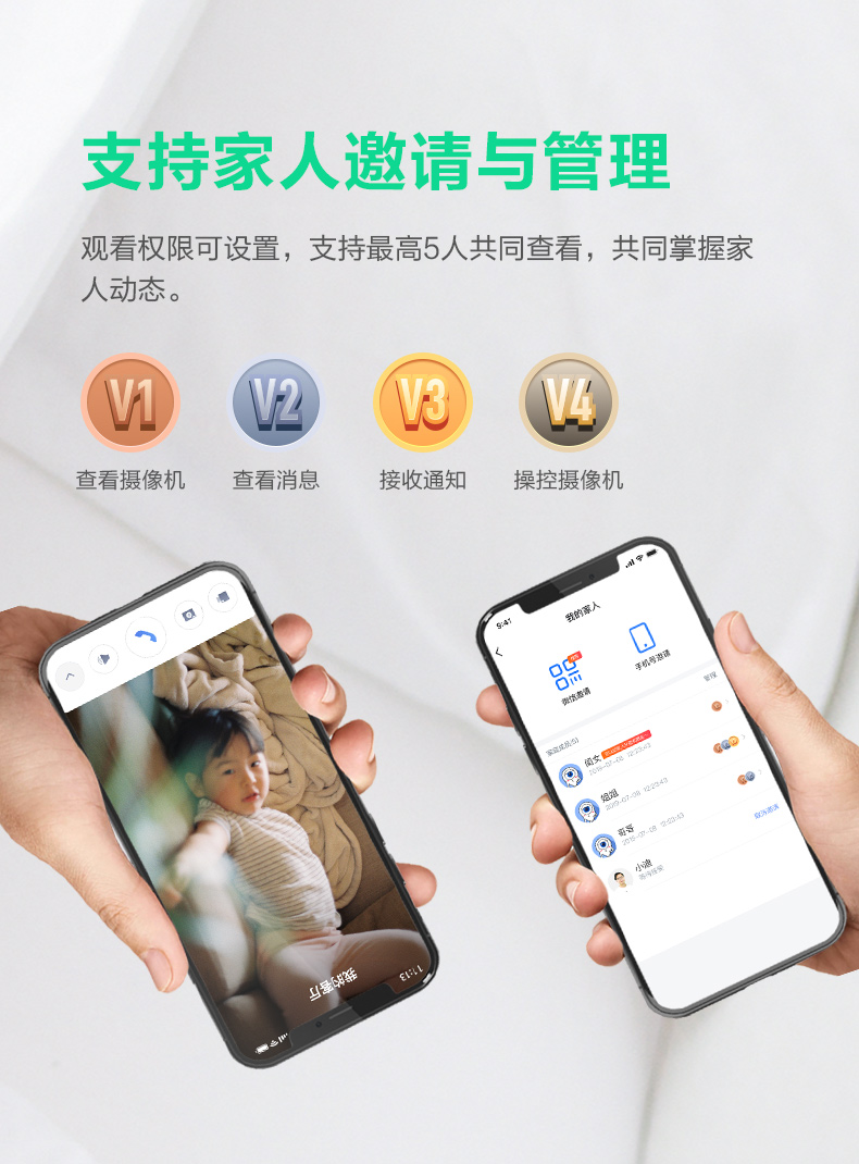 360智选2K云台AI摄像头高清夜视无线wifi网络监控家用远程手机