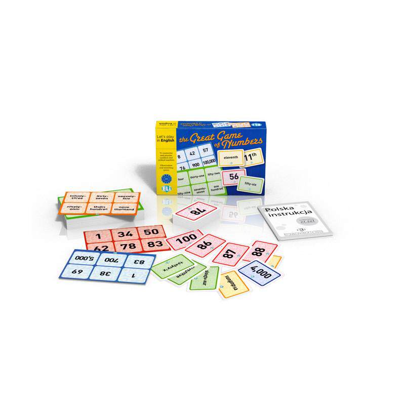 THE GREAT GAMES OF NUMBERS -New edition伟大的数字游戏 基数词和序数词练习 英文原版 中小学英语教辅教材工具 大音