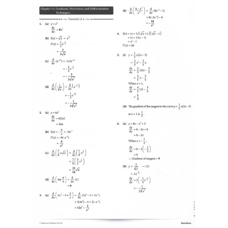 新加坡教辅O Level Additional Mathematics Achiever Book A&B 高等数学成就中学课本2册套装 含答案 IP综合课程 - 图3