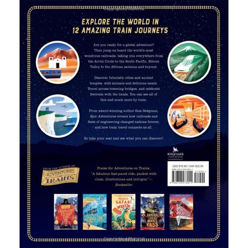 Epic Adventures:Explore the World in 12 Amazing Train Journeys史诗般的冒险在12次奇妙的火车旅行中探索世界大音-图0