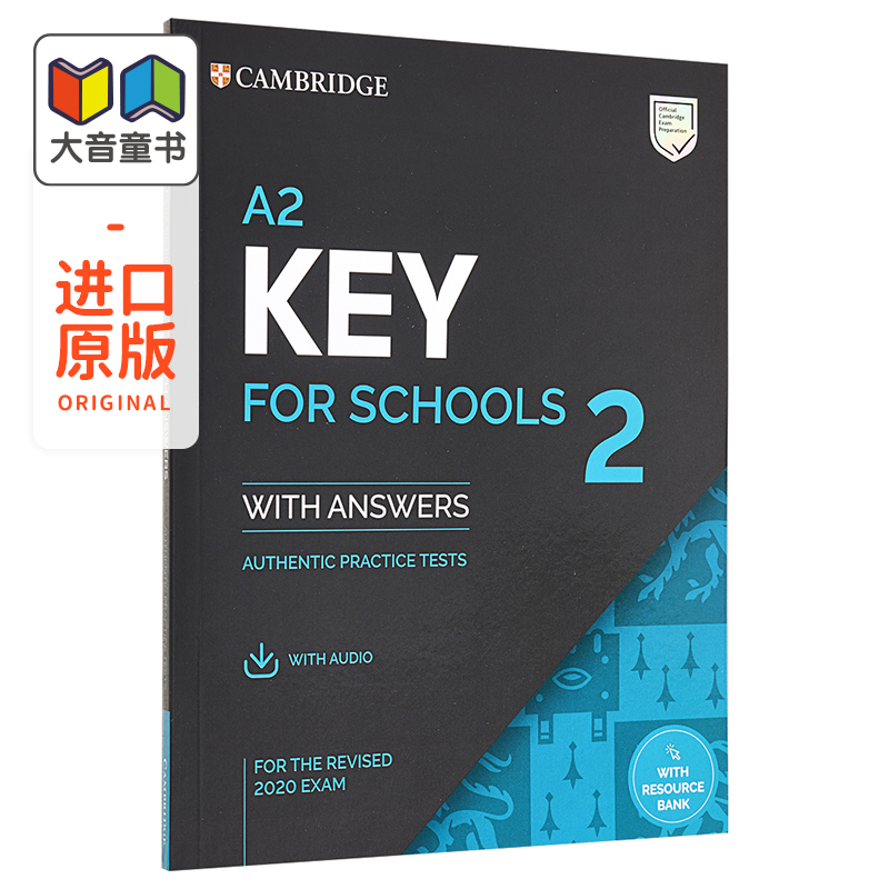 预售 Cambridge A2 KET Authentic Practice Tests Students Book 四套真题 含答案 音频 线上资源 英文原版 剑桥英语 - 图0