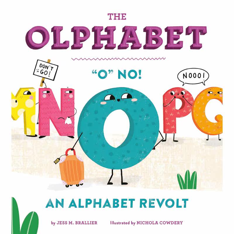 Nichola Cowdery:The Olphabet 说不的字母 英文原版 进口图书 儿童学习绘本图画书 字母表单词 精装精品绘本 大音