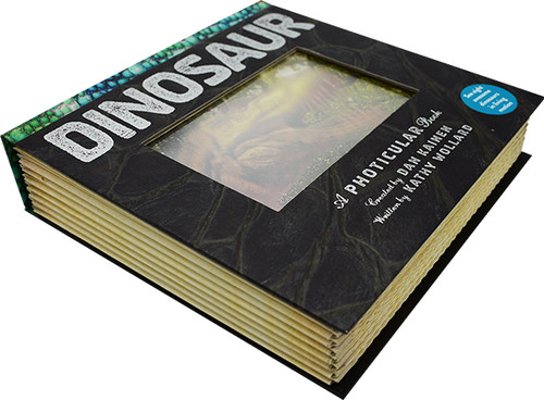 光与影视觉书系列 恐龙 英文原版 会动的3D图片立体绘本 Dinosaur A Photicular Book Dan Kainen 纽约时报畅销书 - 图0
