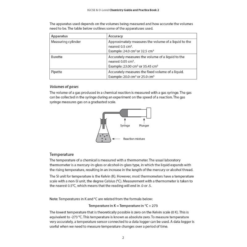 新加坡教辅 IGCSE & O level Guide & Practice: Chemistry Bk 2 IGCSE & OLevel 化学指南和练习 第2册 大音 - 图1