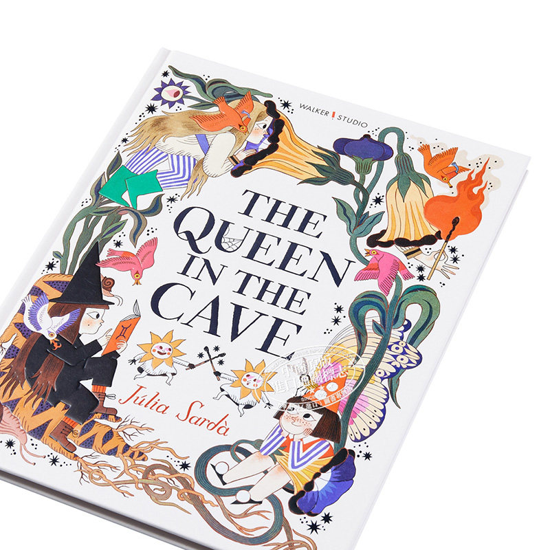 Julia Sarda精品绘本系列 The Queen in the Cave洞穴里的女王英文原版精装西班牙插画师彩色插图儿童童话读物亲子故事_虎窝淘