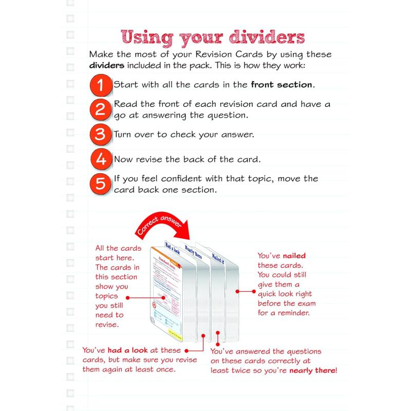 Pearson Revise 培生爱德思GCSE英语语言复习卡片含在线复习Edexcel GCSE English Language Revision Cards 2025 大音 - 图1