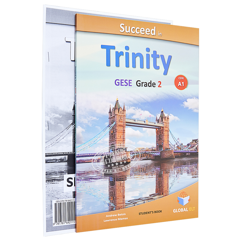 Succeed in Trinity GESE Self study 圣三一口语考试自学套装 CEFR Grade 2 A1 阶段 附CD 英文原版教材 少儿英语 12岁以上 - 图3