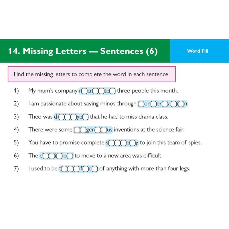 英国CGP New 11+ CEM Revision Question Cards Verbal Reasoning Cloze Ages 10-11 大音 - 图0