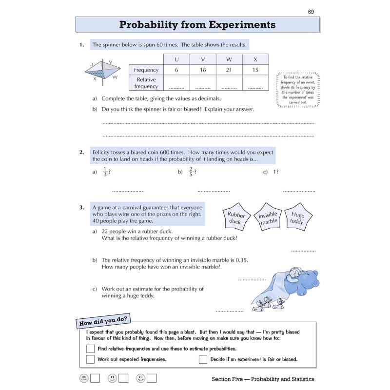 英国原版CGP教辅 KS3数学9年级目标练习册KS3 Maths Year 9 Targeted Workbook(with answers)中学教辅英文大音-图2