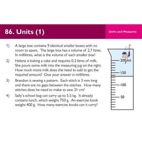 英国CGP New 11+ CEM Revision Question Cards: Maths Word Problems Ages 10-11大音-图0