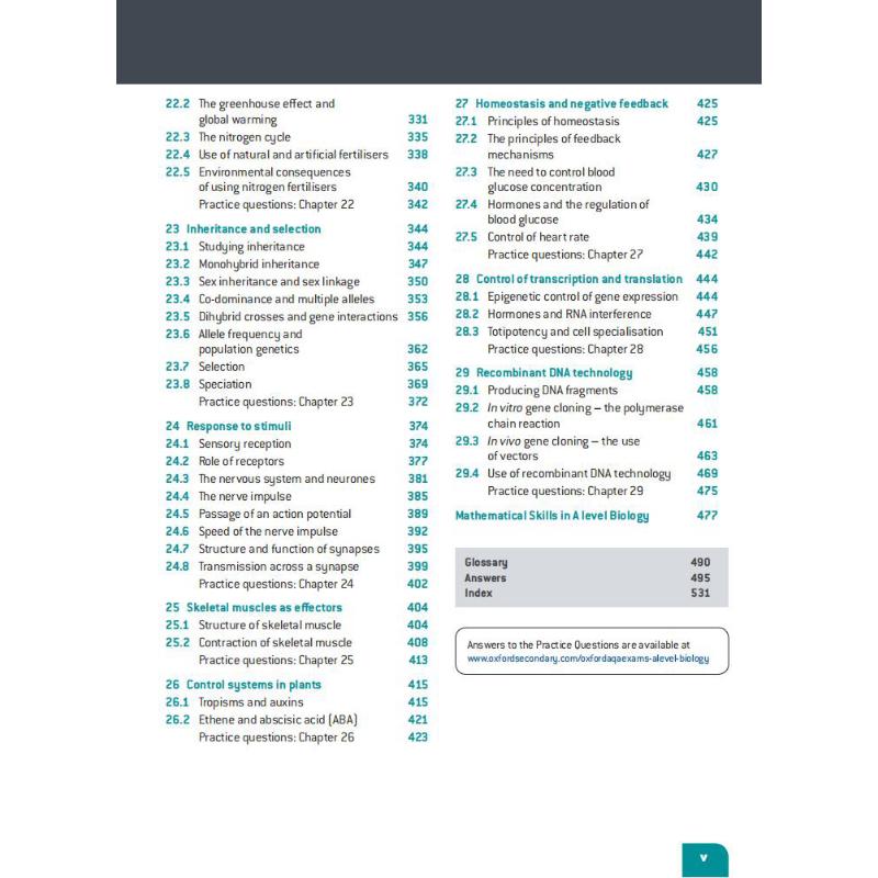 International AS ALevel Biology Oxford AQA Exam 国际Alevel生物学课本 牛津AQA考试 英文原版进口教材 - 图2