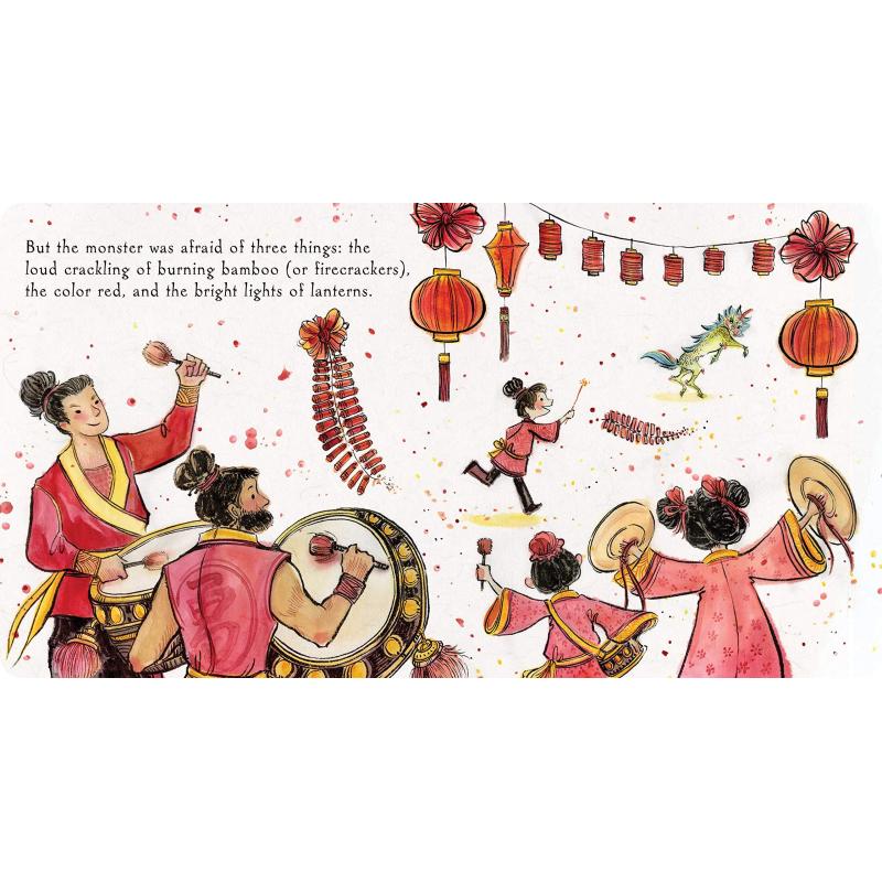 Fun China趣读中华 Alina Chau农历新年 英文原版Lunar New Year Celebrate the World 儿童纸板书 中国传统节日 大音