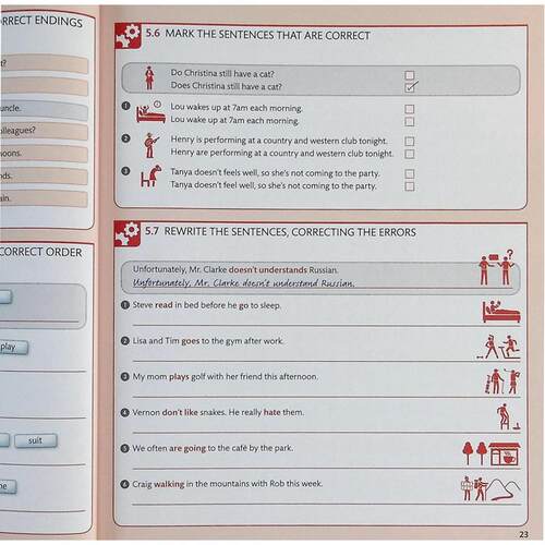 DK English for Everyone 系列 语法练习册 英文原版 Grammar Guide Practice Book 新视觉 人人学英语 日常综合训练单词参考 - 图3
