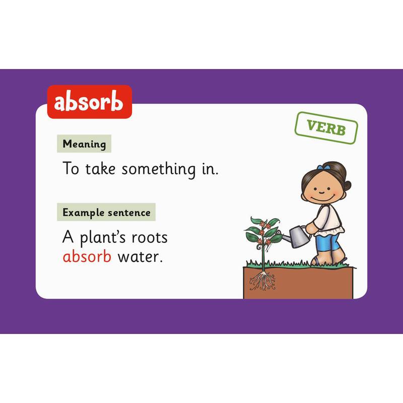 Vocabulary Flashcards for Ages 5-7 5-7岁单词卡片英文原版进口小学教辅参考书工具书英语单词卡片英语学习大音-图1