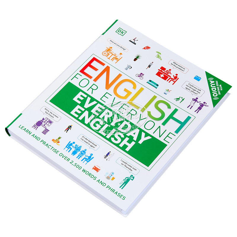 人人学英语 每日英语 学练1500+超常用单词和短语English for Everyone Everyday English 英文原版 英语自学指南 大音